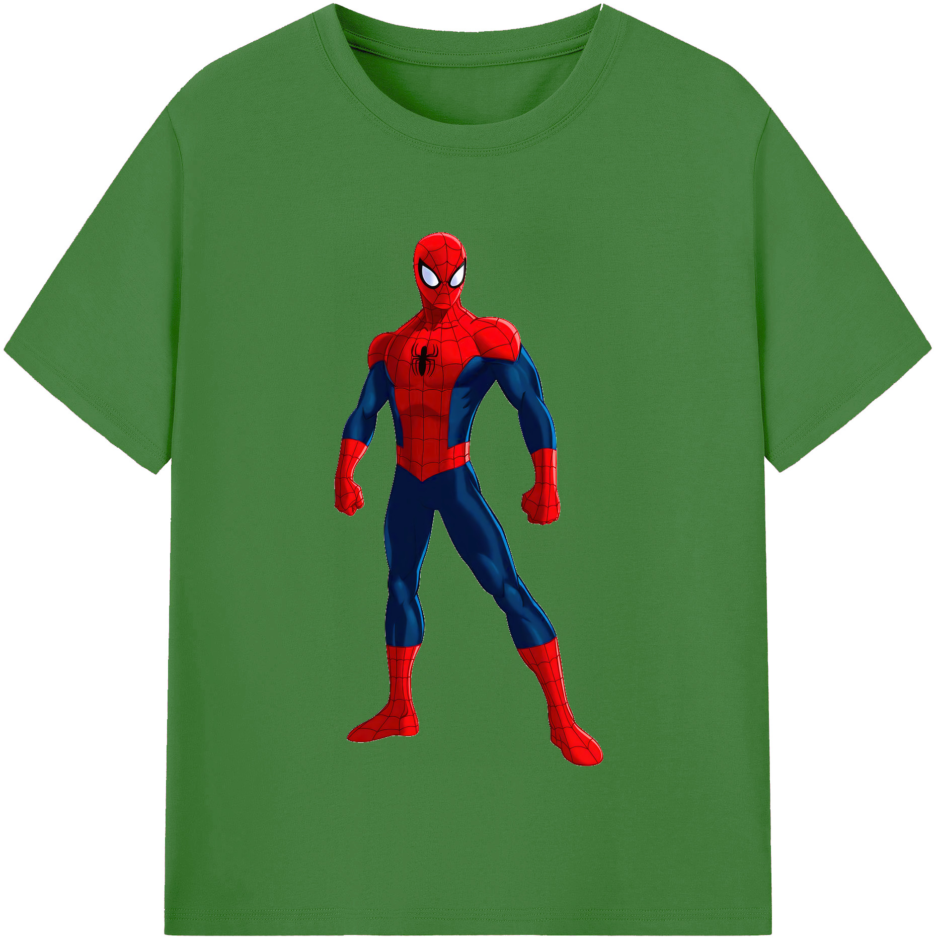 （画像用） Spider Man スパイダーマン レディースカジュアルプリントTシャツ（綿100％）